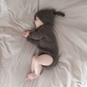 PDF Knitting Patterns for Baby 2 in 1, Knit Pattern Baby Romper ...
