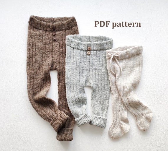 CREAM LEGGING IN RIBBED KNIT, BABY CREAM LEGGING IN RIBBED KNIT, BABY