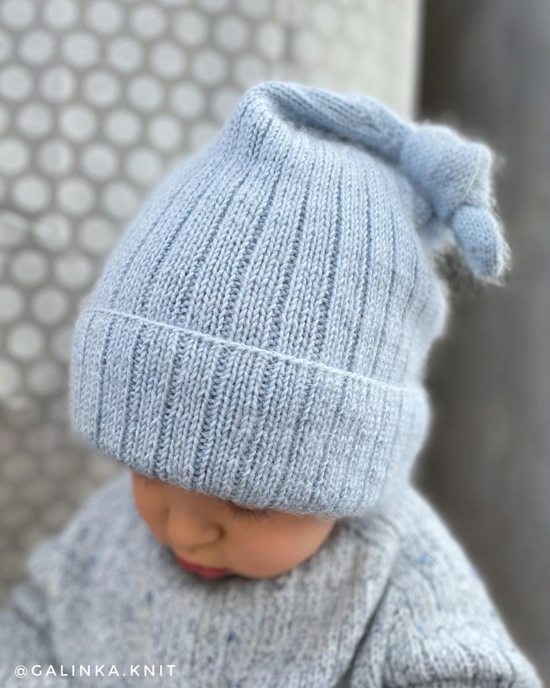 Knitting Pattern Pixie Hat Baby Hat Knit Pattern for Baby Etsy