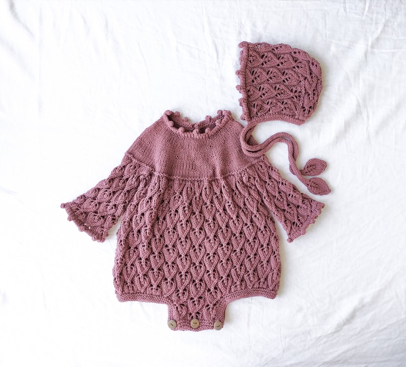 Knit Patterns for Baby, 2 in 1, Knitting Pattern Baby Romper , Knitting ...
