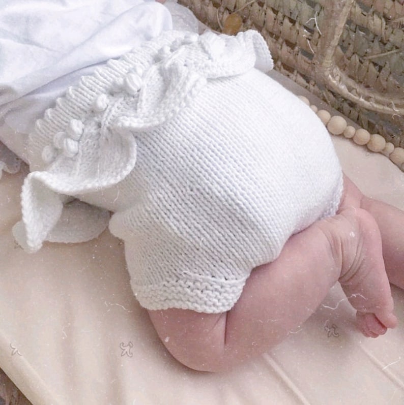 Knitting Pattern Baby Bloomers Knitted Bloomers Bloomers for Etsy