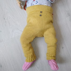 Breipatroon babylegging, babybroekje, gebreide legging, gebreide broek, pdf-patroon, patroon in het ENGELS afbeelding 7
