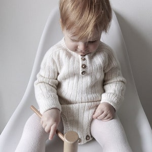 PDF Knitting Patterns for Baby 2 in 1, Knit Pattern Baby Romper ...
