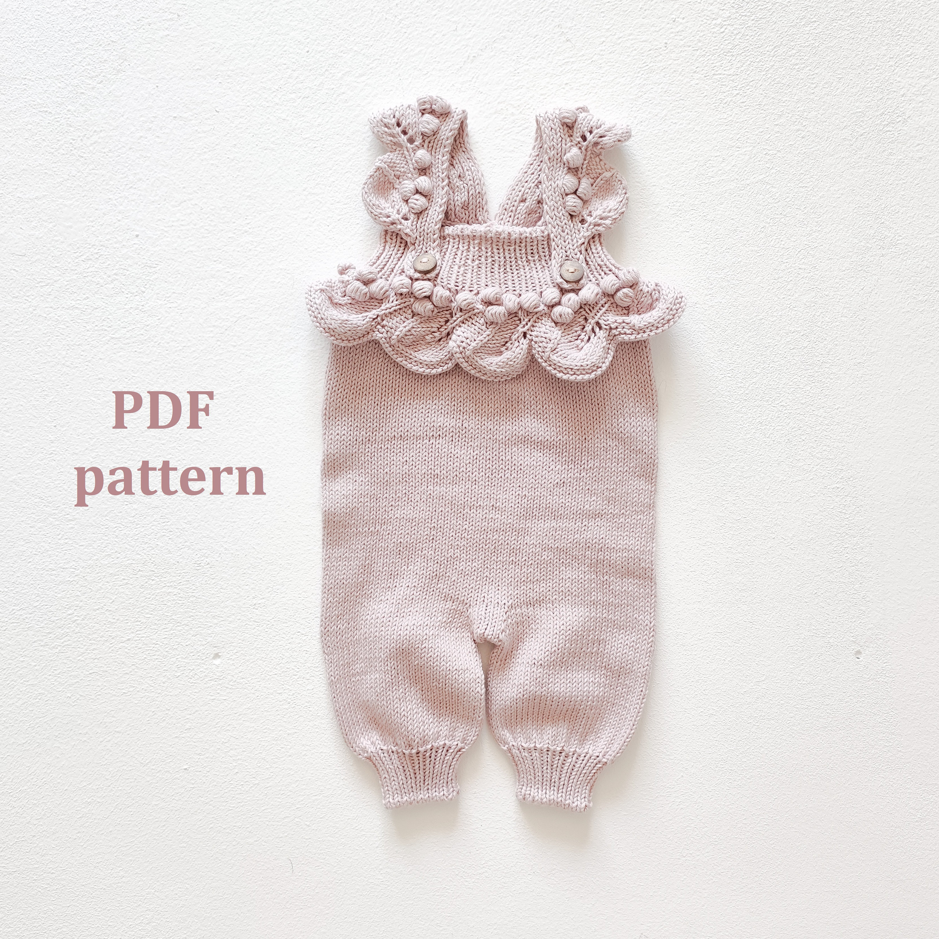 Knitting Pattern Baby Romper, Knitted Romper, Baby Romper Suit ...