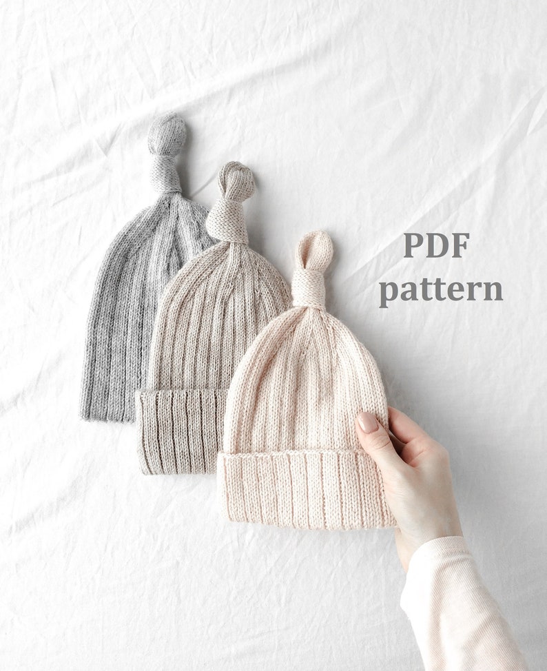 Knitting Pattern Pixie Hat Baby Hat Knit Pattern for Baby Etsy