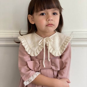 Ruffle Collar Knitted 4Pc Set main image 1