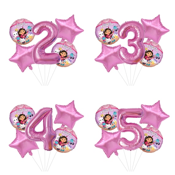 Helium Foil Balloons 5PCS Stitch Balloons Birthday Decorations