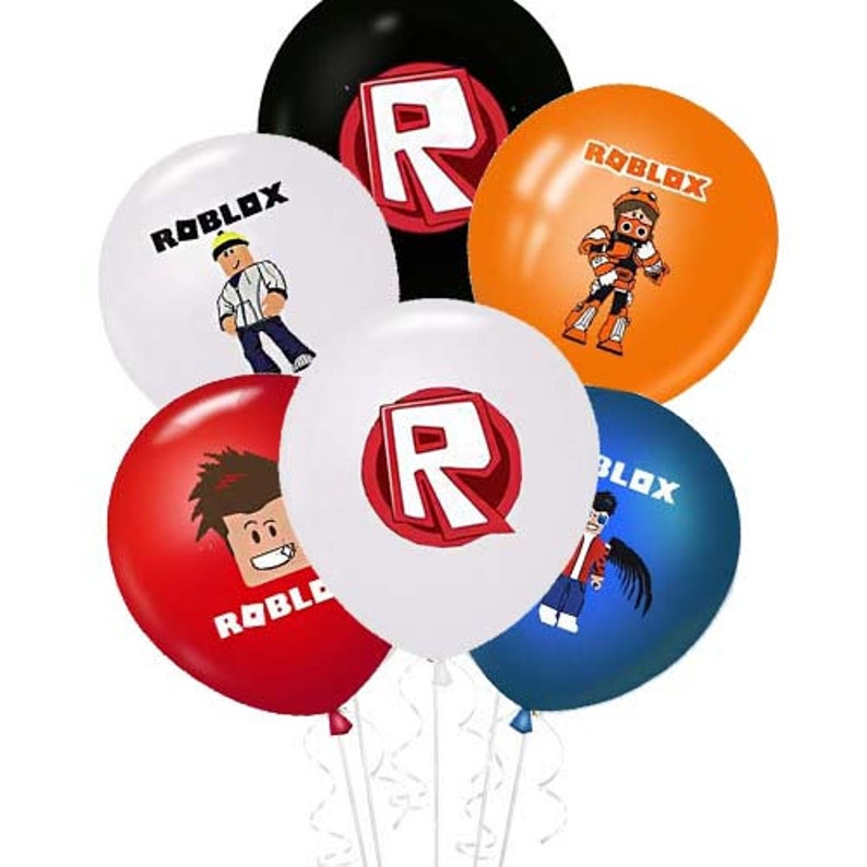 ROBLOX Birthday Party Tableware Banner Decoration Supplies. Etsy UK