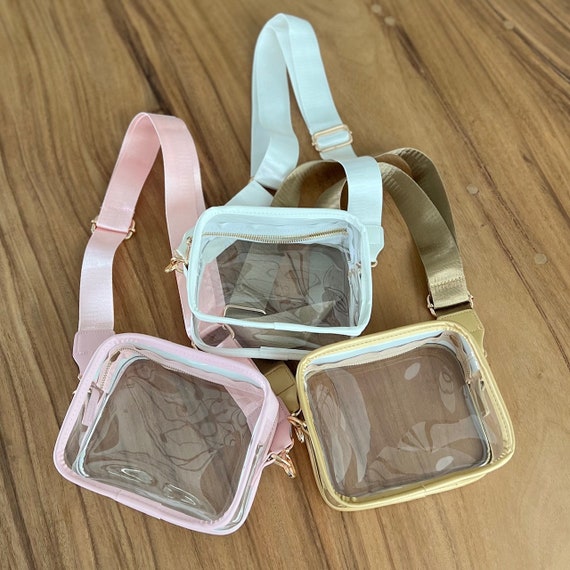 Clear Stadium Bag | Clear Stadium Approved Purse | Clear Concert Bag | Clear Cross Body Bag | Clear Shoulder Bag | Clear Fanny Game Day Bag