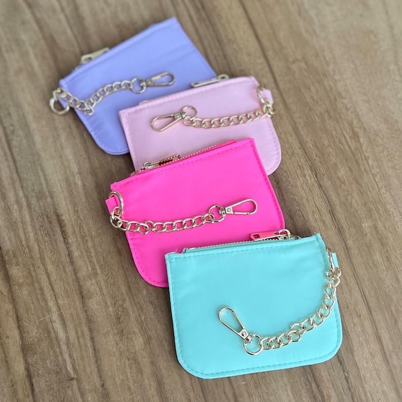 Keychain Wallet for Chenille Letter Patche DIY Dupe Coin Etsy