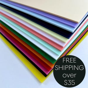 1/8&quot; Acrylic Sheets for Laser Cutting | Glowforge Ready| Premasked | Glitter | Mirror | Matte | 11.75x19 Acrylic Sheet | 3mm | Laser Ready