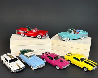 Hallmark "Classic American Car Series" Car Ornaments: