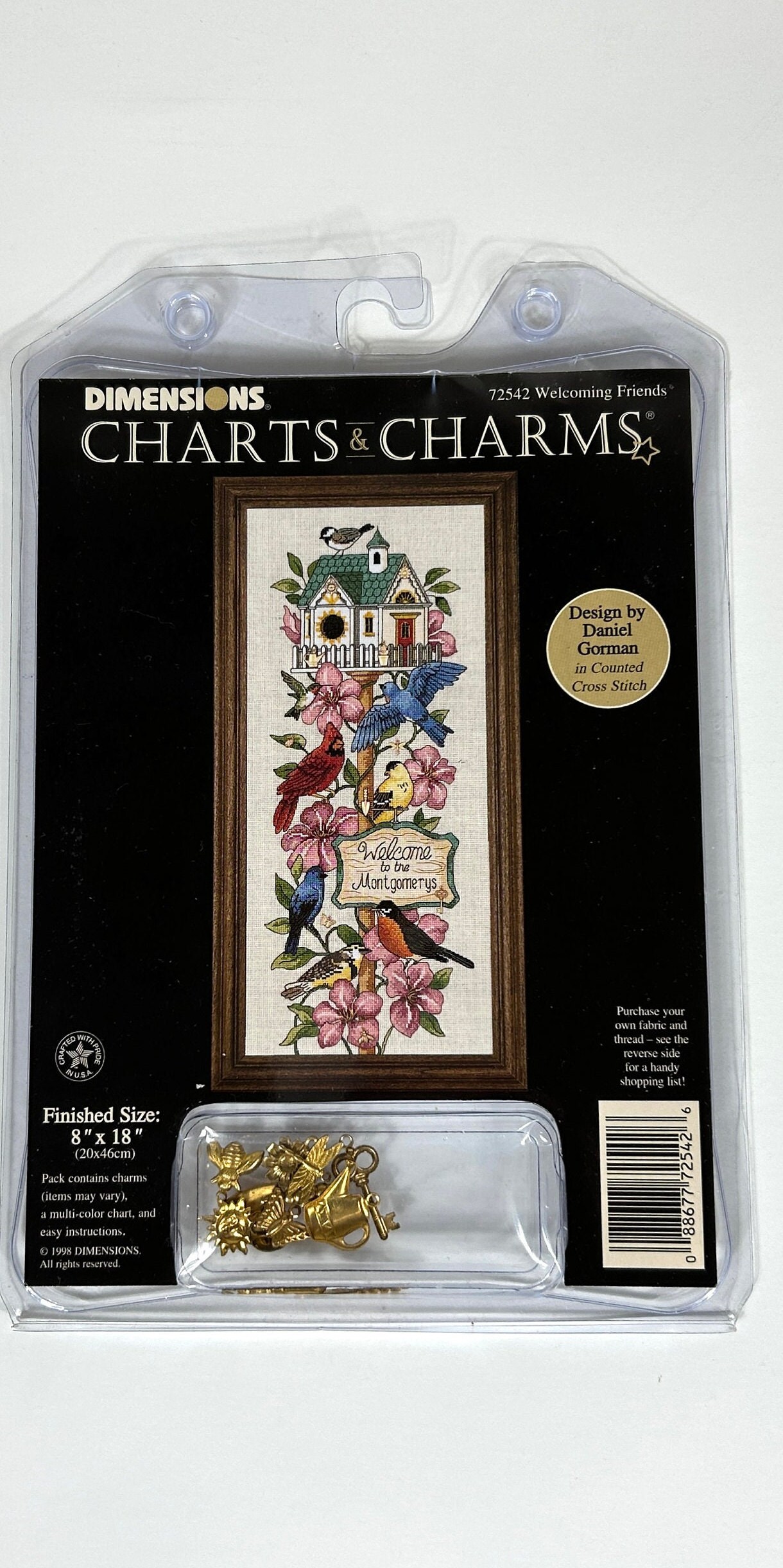 Dimensions Charts & Charms Cross Stitch Friends Kit Etsy Canada