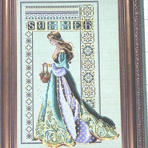 Celtic Summer Cross Stitch Chart: Lavender and Lace #56 (11.25&quot;X17&quot;)
