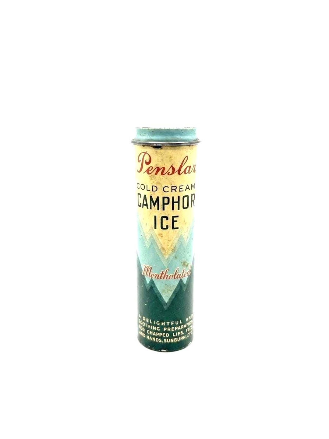 Vintage Penslar Camphor Ice Push-up Tube – Mentholated Cold Cream Stick ...