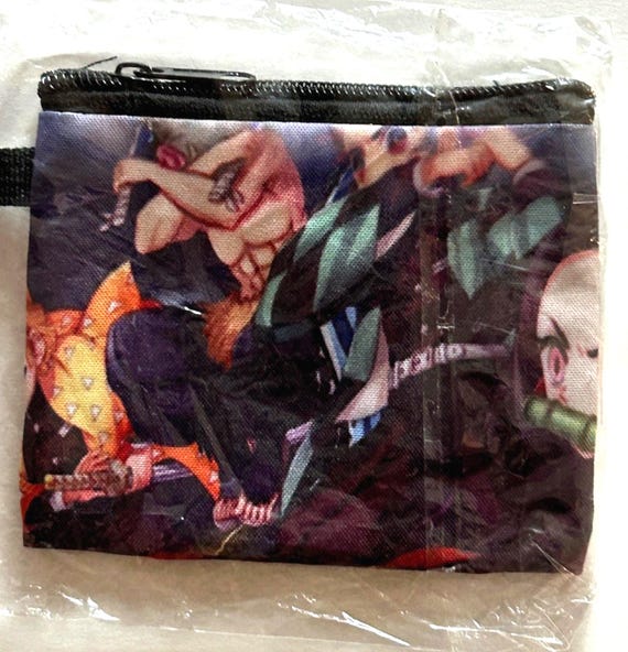 Demon Slayer Drawstring Backpack & Zipper Pouch: … - image 4