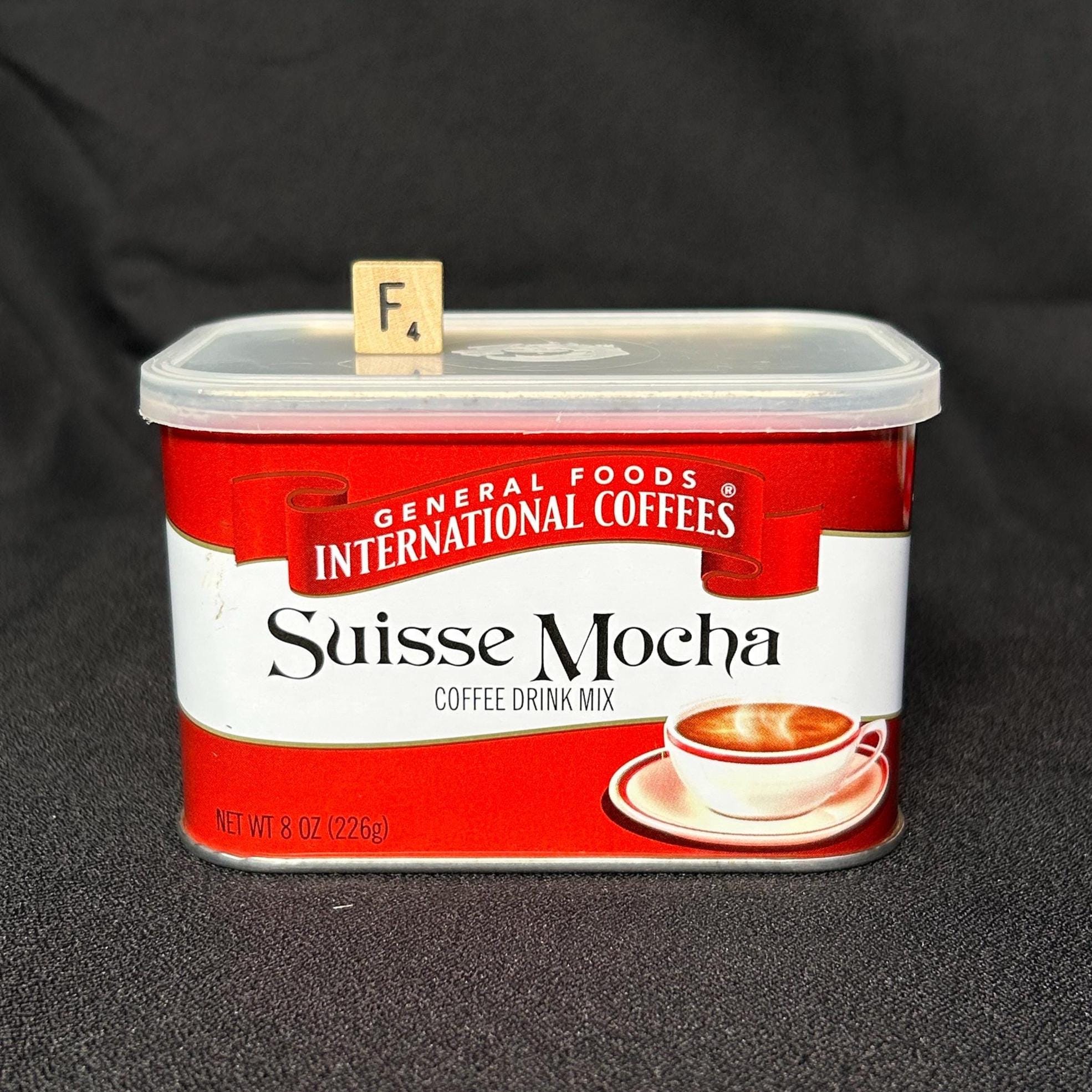 General Foods International Coffee Tins: Suisse Mocha, Cafe