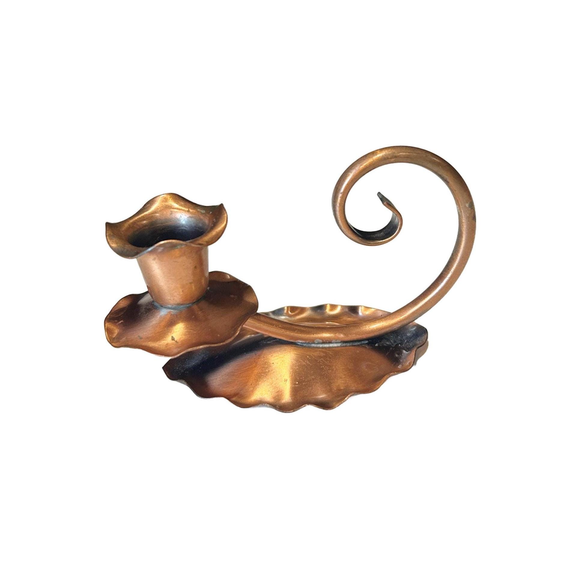 Gregorian Copper Candle Holder - Etsy