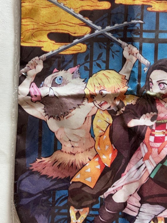 Demon Slayer Drawstring Backpack & Zipper Pouch: … - image 9