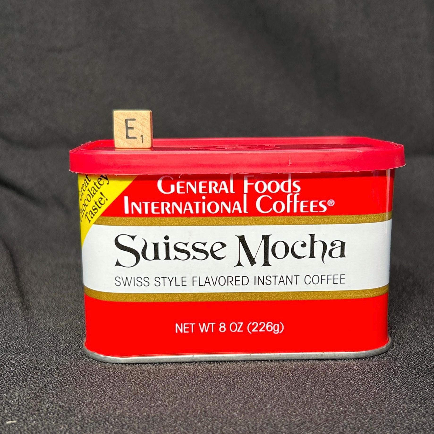 General Foods International Coffee Tins: Suisse Mocha, Cafe