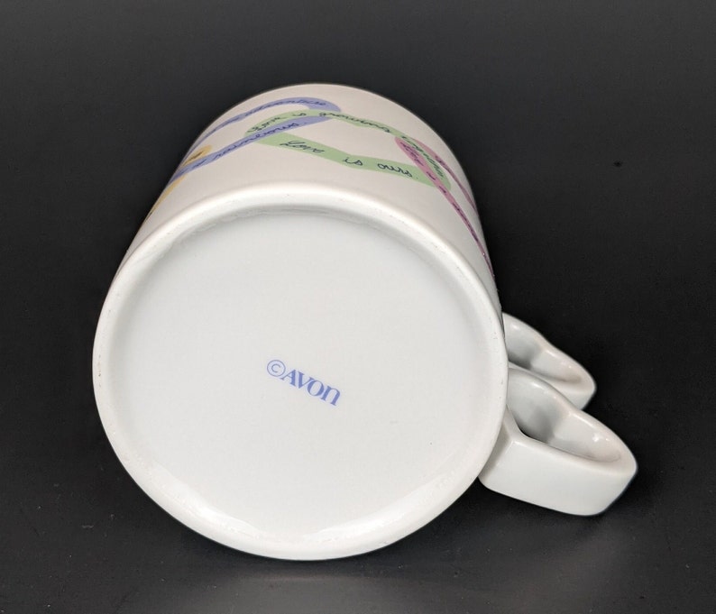 Avon 'love Sentiments' Mug: Vintage Heart Mug - Valentine's Gift - Etsy