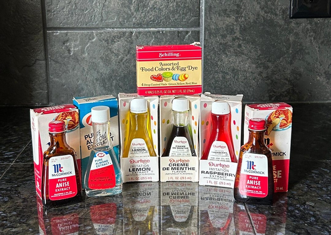 Vintage Extract Bottles Set: Durkee, Mccormick & Schilling - Etsy
