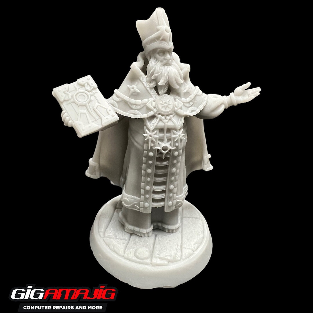 Father Graham Father Graham Demons of the Holy Abbey 32mm 75mm 3D - Etsy