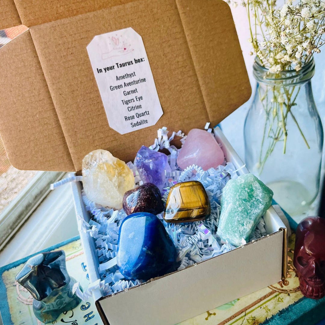 TAURUS CRYSTAL BOX!!! Taurus Birthday Christmas Gift, Taurus Custom ...
