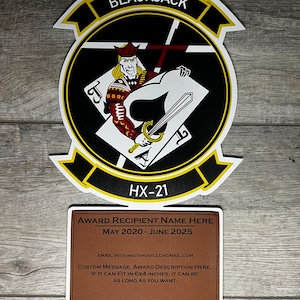 May include: A brown leather plaque with the text "AWARD RECIPIENT NAME HERE MAY 2020 - JUNE 2025" and the email address "VECTOREDTHRUSTLLC@GMAIL.COM". The plaque also includes the text "CUSTOM MESSAGE, AWARD DESCRIPTION HERE. IF IT CAN FIT IN 6X4 INCHES, IT CAN BE AS LONG AS YOU WANT." and "YOU WILL BE MESSAGED A DIGITAL PROOF FOR YOUR APPROVAL."