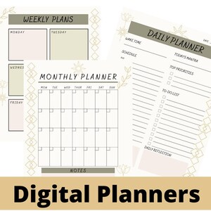 Digital Theme - Boho Planner