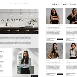 Website design real estate website template wix website template modern realtor website template custom real estate modern website theme