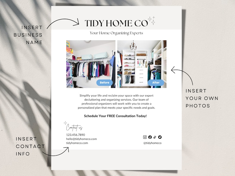 Home Organizer Flyer Professional Organizer Flyer Professional