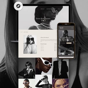 Sito web Showit, agenzia di marketing, portfolio, sito web, modello Showit, sito web per social media manager, assistente virtuale, marketing digitale
