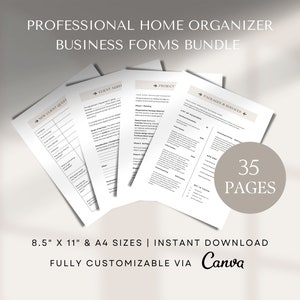 Professional organizer proposal Professional organizer templates Professional organizer forms Professional organizer contract Pro organizer