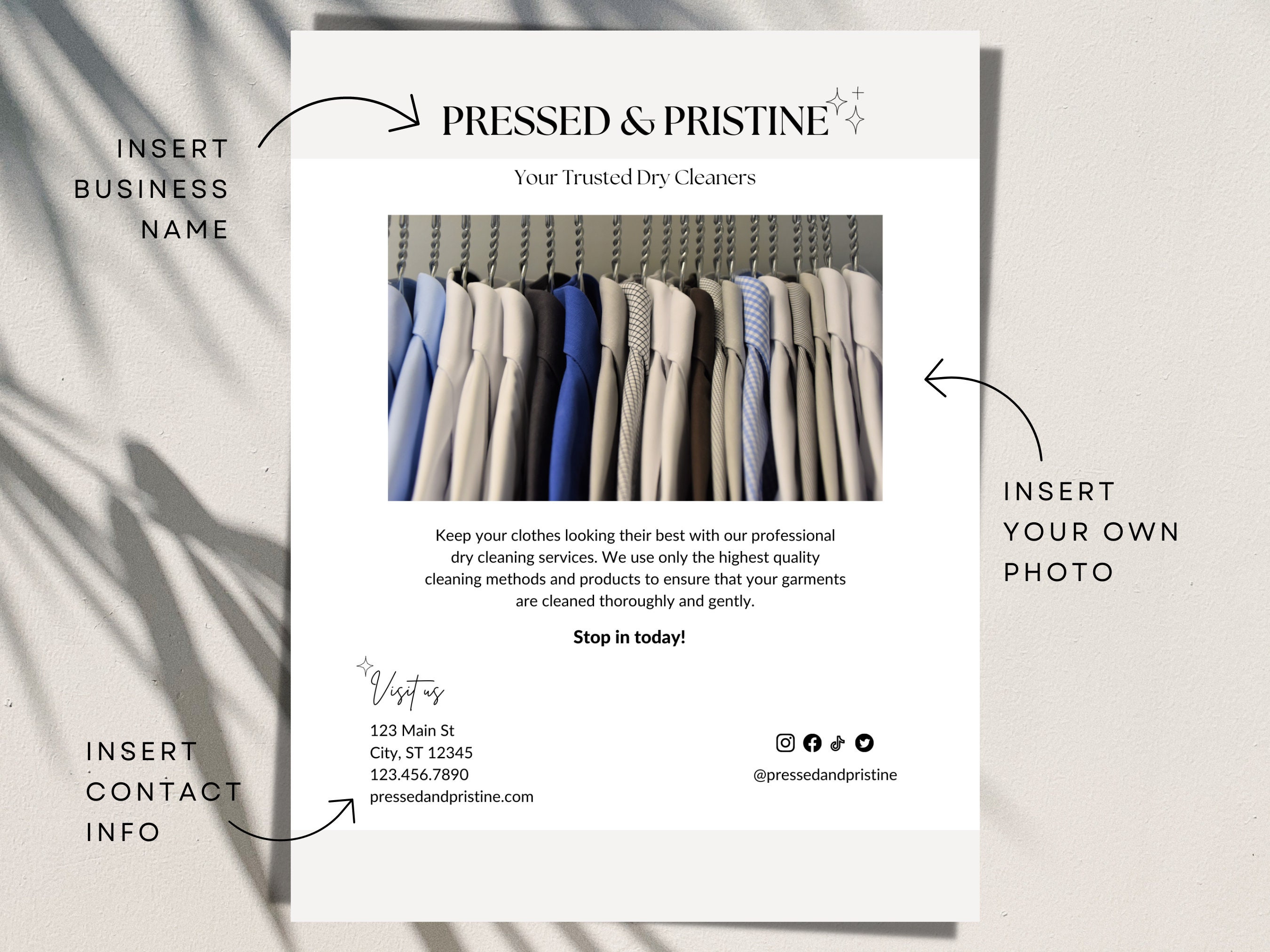 Dry Cleaner Flyer Template Dry Cleaning Business Form Entrepreneur Dry Cleaner Flyer Template Dry Cleaning Business Form Entrepreneur
