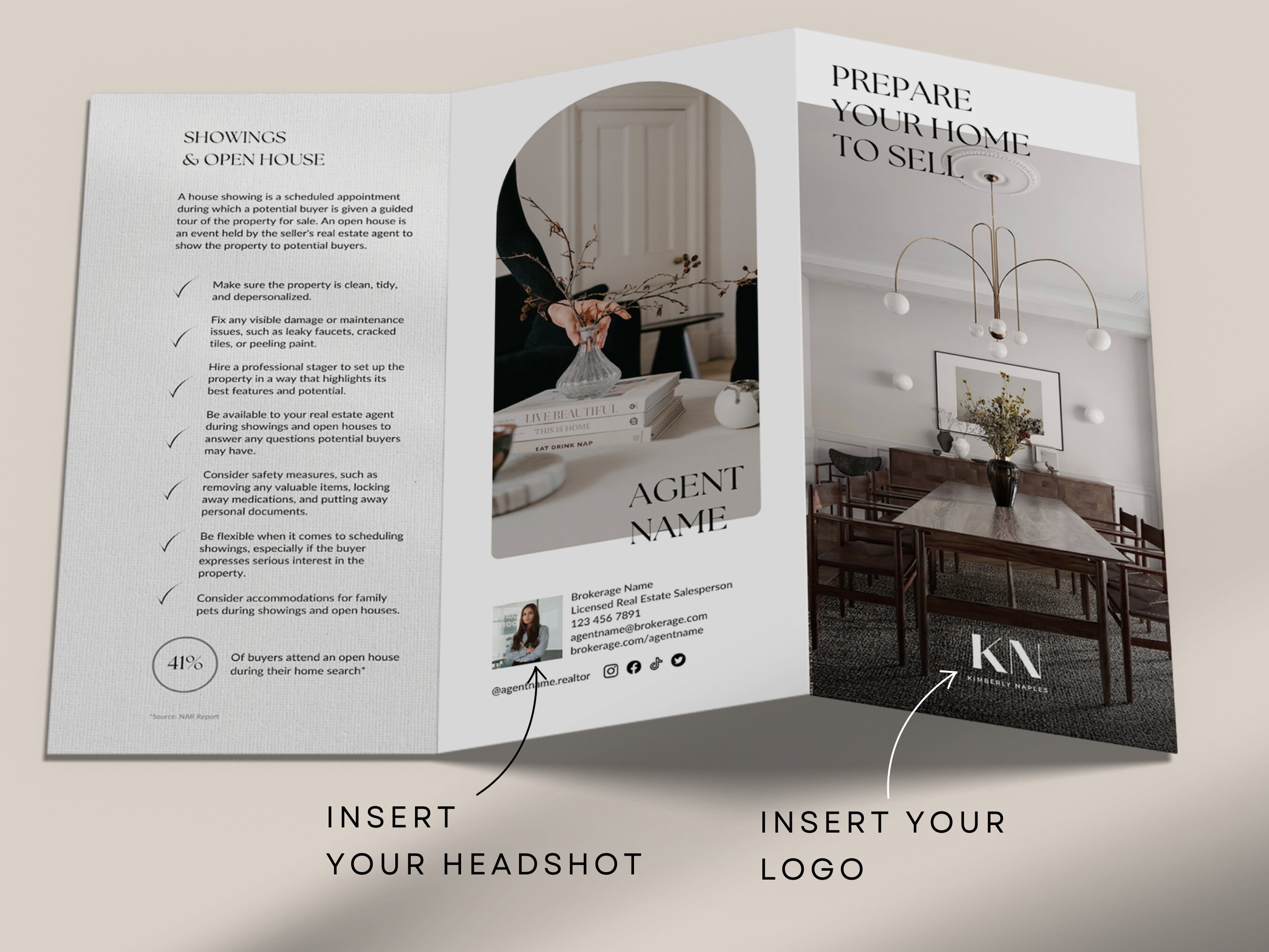Prep Your Home to Sell Brochure Real Estate Sellers Guide Staging to ...