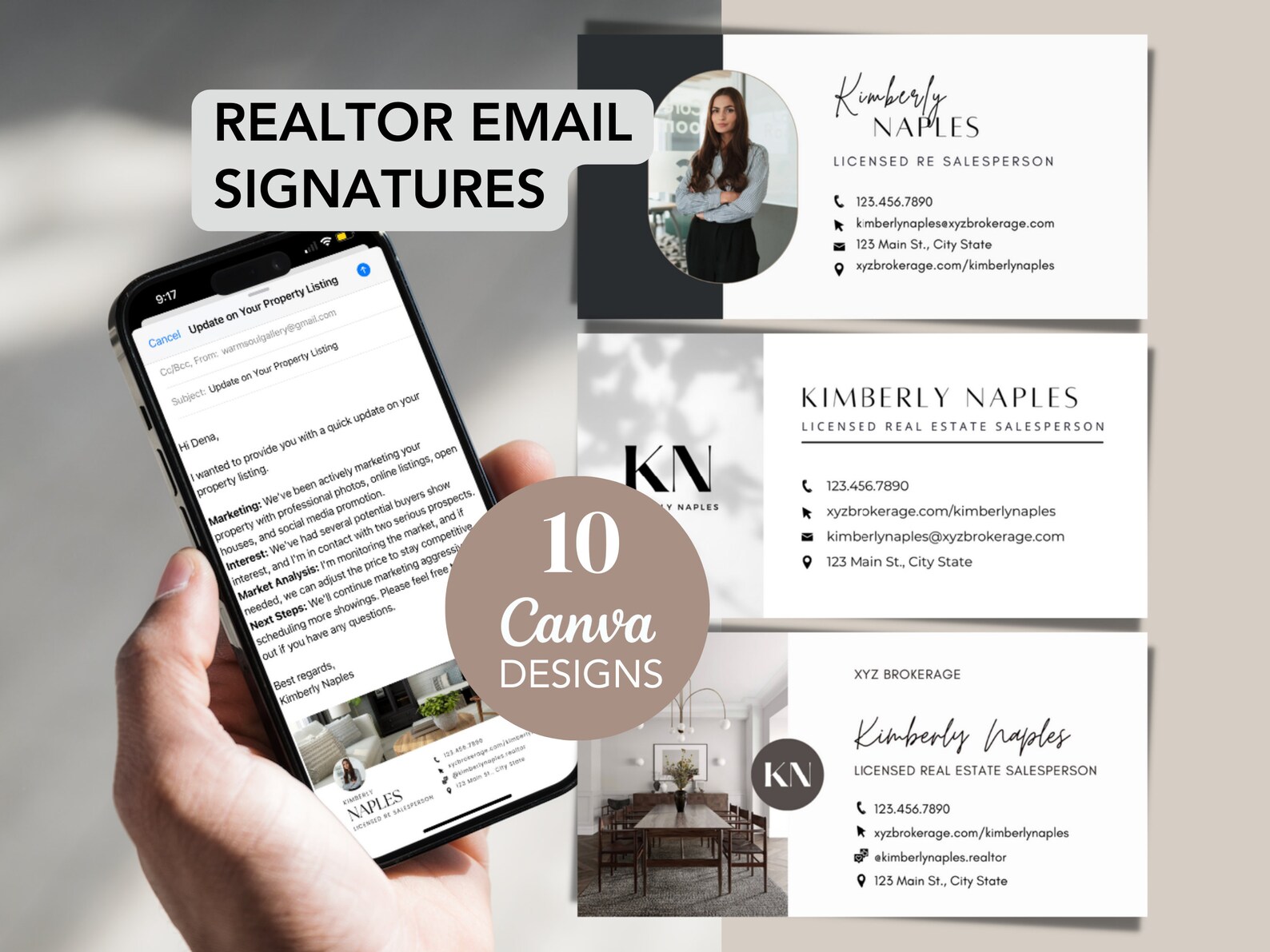 Email Signature Line Real Estate Template Company Email Signature