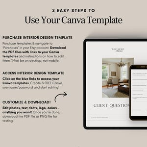 Modelo de questionário para clientes de design de interiores no Canva (editável) - Formulário de cadastro de clientes - Consulta de design de interiores - Novo cliente - Decorador de interiores imagem 8
