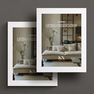 Real Estate Listing Presentation Canva Template NAR Settlement Luxury Seller Guide CMA Realtor Marketing Pre Listing Packet