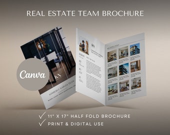 Plantilla de folleto inmobiliario Plantilla de folleto de biografía del agente Descarga de plantilla de estadísticas inmobiliarias Plantilla de testimonios Promoción inmobiliaria de lujo