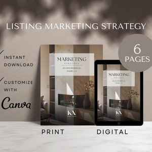 Real estate marketing plan template new listing presentation selling your home real estate booklet marketing guide real estate template