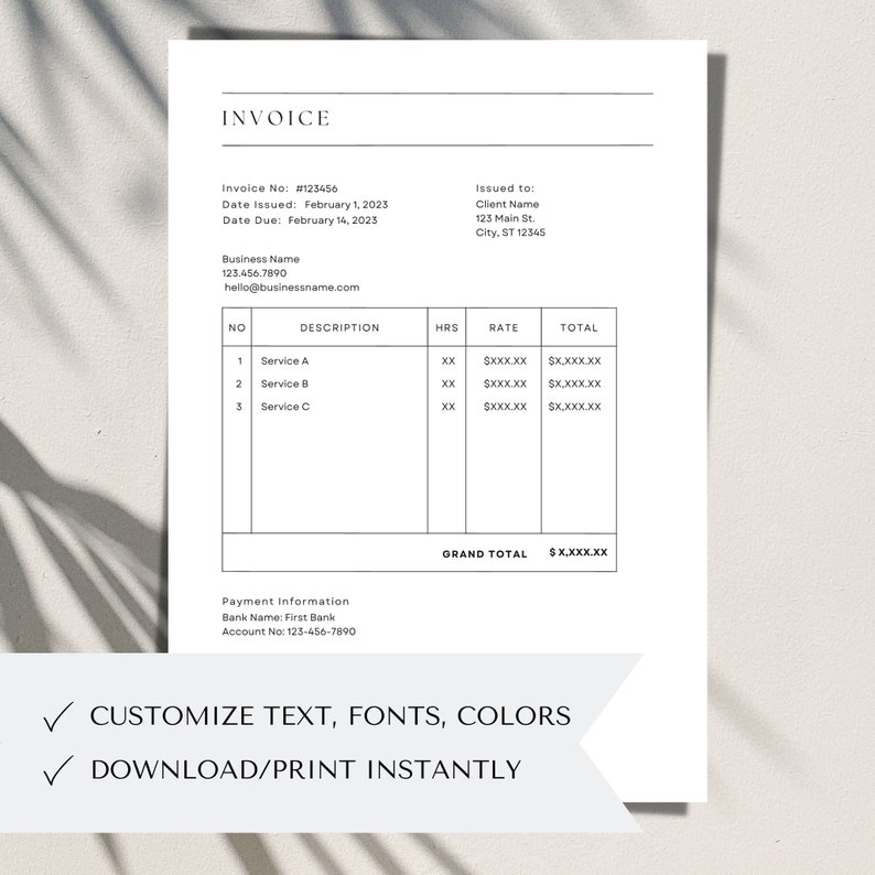 Invoice Issuance Sample Invoice Template Invoice Estimate Form Freelance Invoice Templates ...