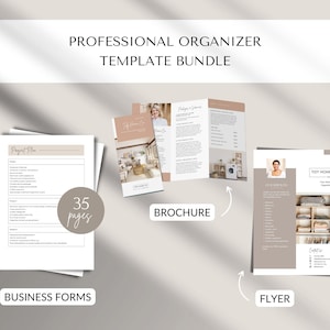 Professional organizer forms professional organizer brochure professional organizer flyer professional organizer templates intake forms