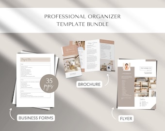 Professional organizer forms professional organizer brochure professional organizer flyer professional organizer templates intake forms