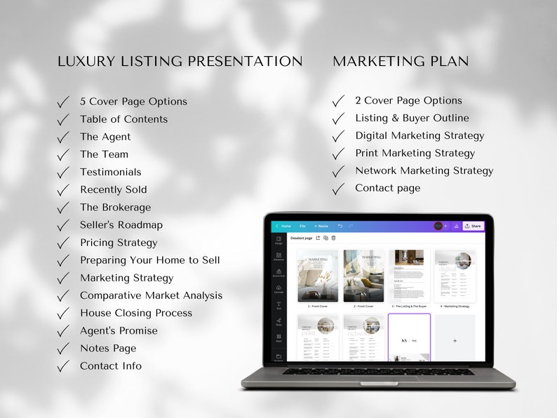 Real Estate Marketing Plan Real Estate Listing Presentation Template ...