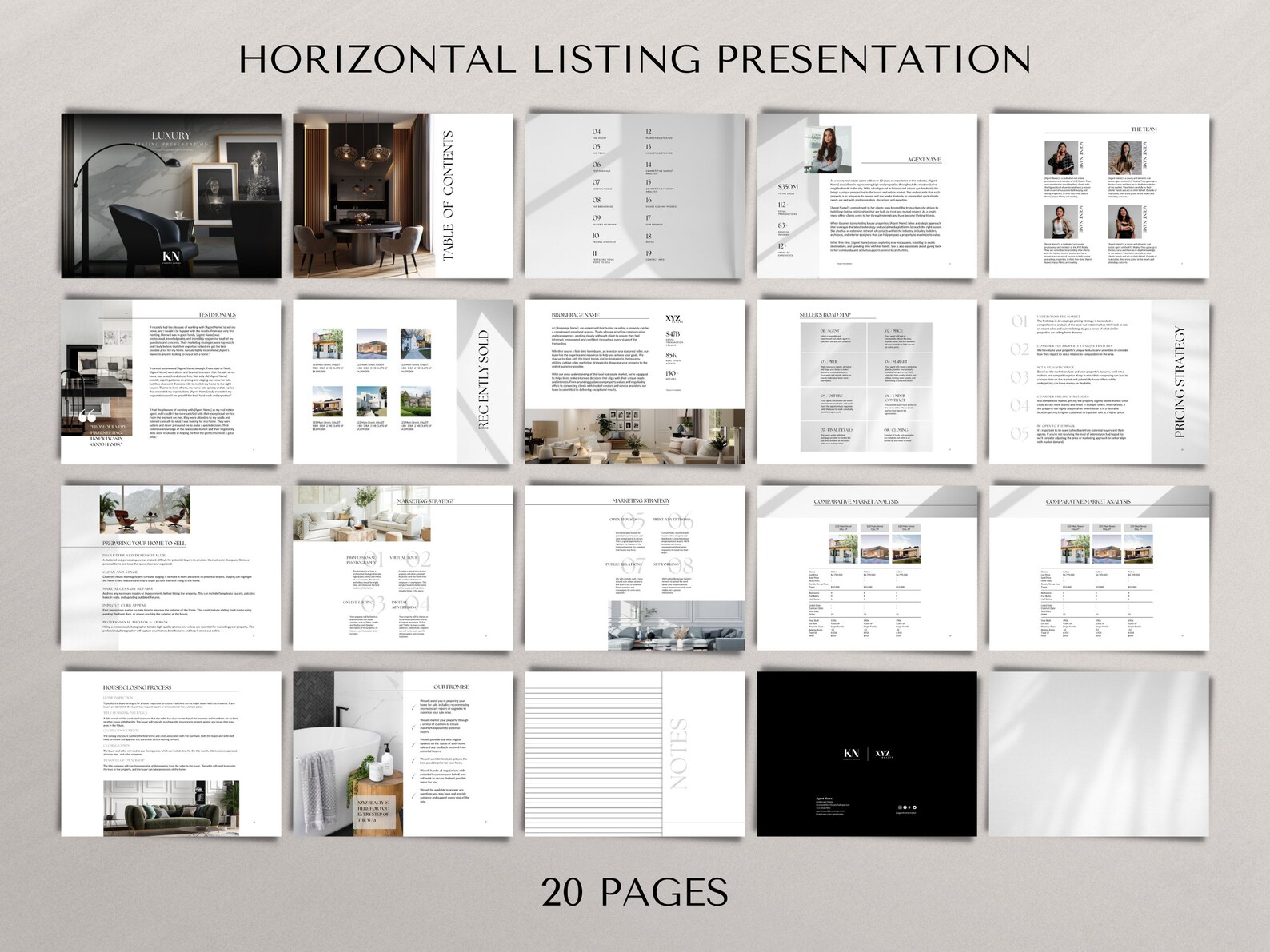 Buyer Seller Guide Pre Listing Presentation Bundle Real Estate ...