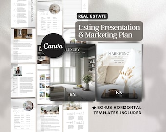 Makramee Template für Canva Real Office Listings in Canva