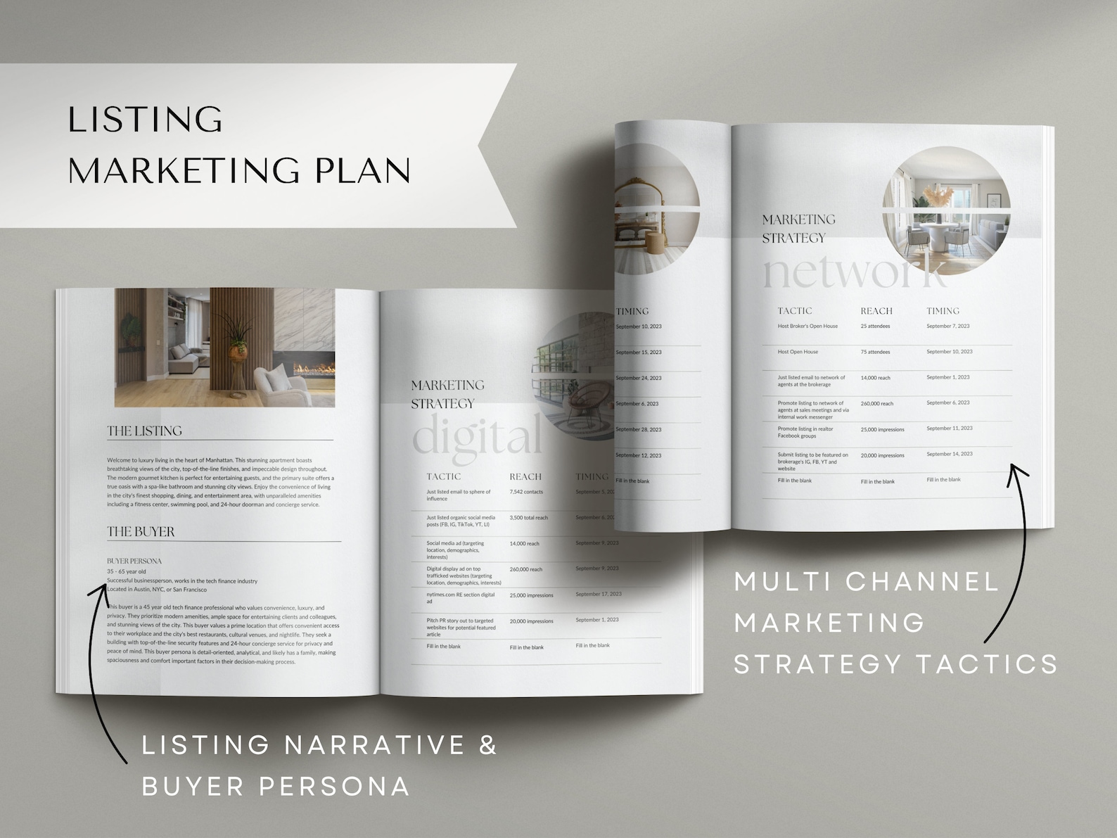 Real Estate Marketing Plan Real Estate Listing Presentation Template ...