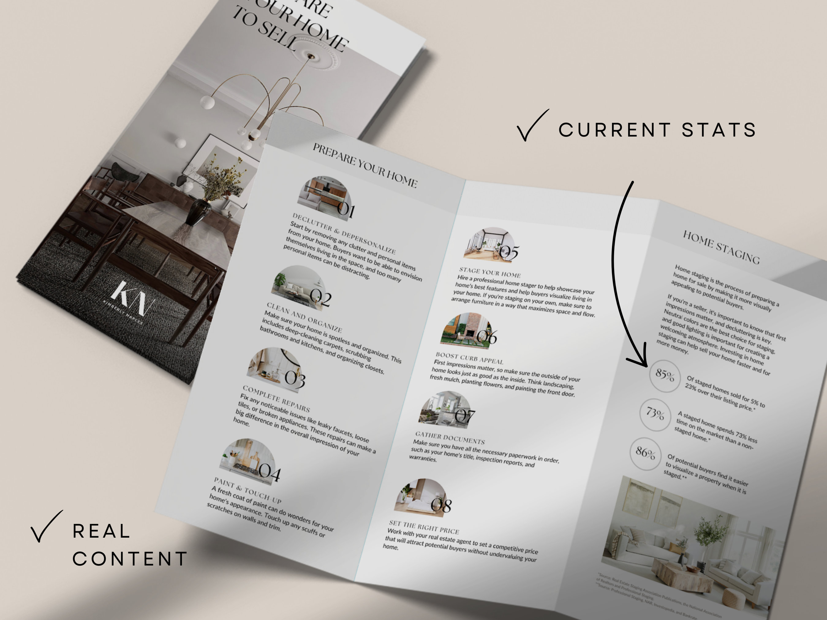 Prep Your Home to Sell Brochure Real Estate Sellers Guide Staging to ...
