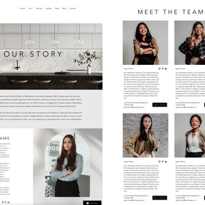 Real estate website template real estate wix website template luxury real estate website design landing page real estate marketing content